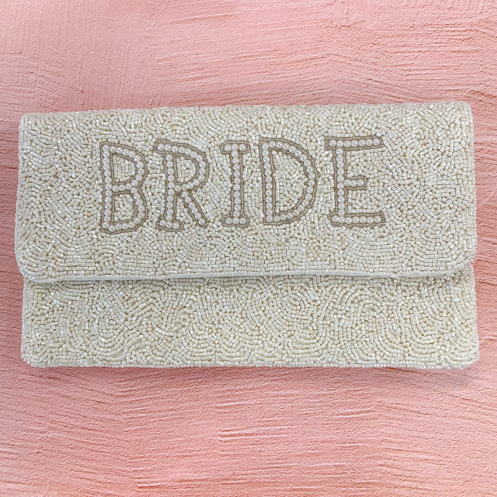 Bride Pearl Beaded Bag - Lyla's: Clothing, Decor & More - Plano Boutique