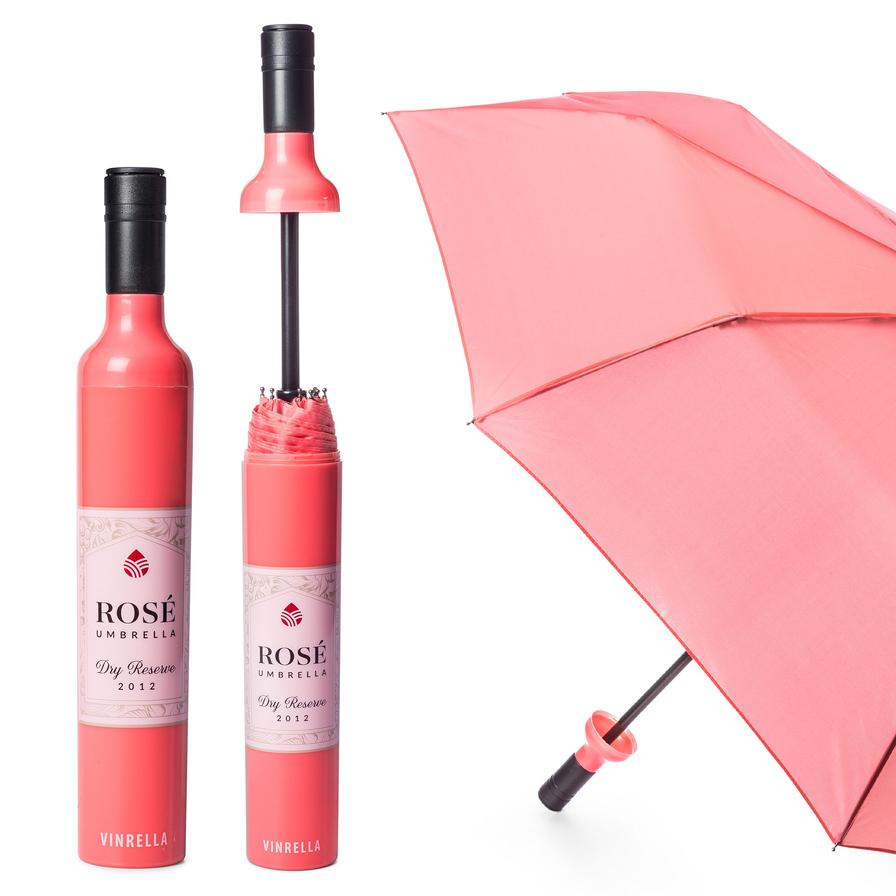 Rose Labeled Bottle Umbrella - Lyla's: Clothing, Decor & More - Plano Boutique