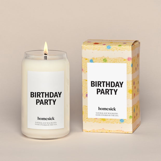 Homesick Birthday Party Candle - Lyla's: Clothing, Decor & More - Plano Boutique