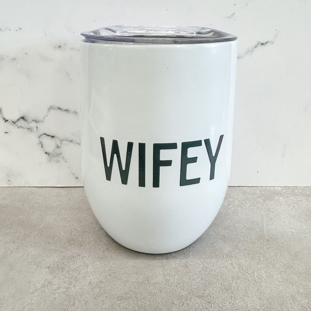 Wifey Wine Tumbler - Lyla's: Clothing, Decor & More - Plano Boutique