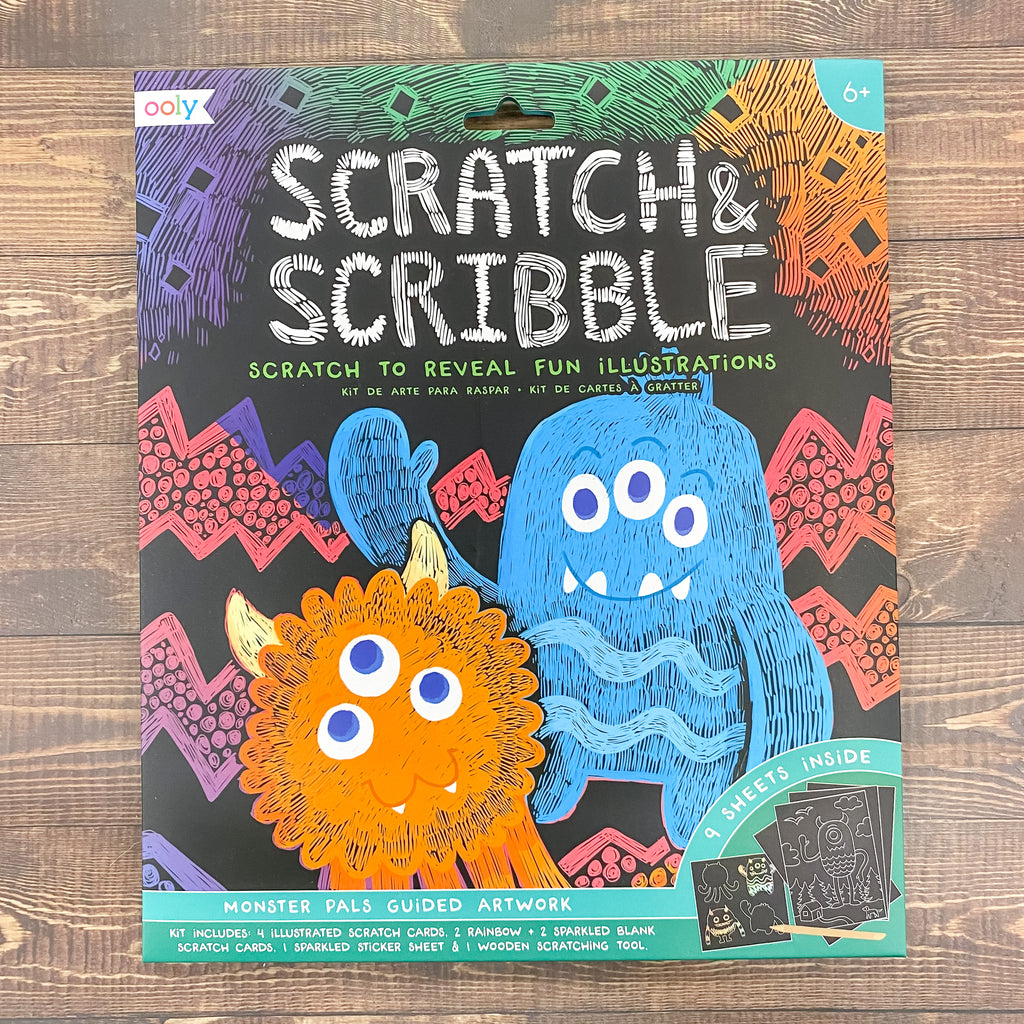 Scratch and Scribble: Monster Pals by OOLY - Lyla's: Clothing, Decor & More - Plano Boutique
