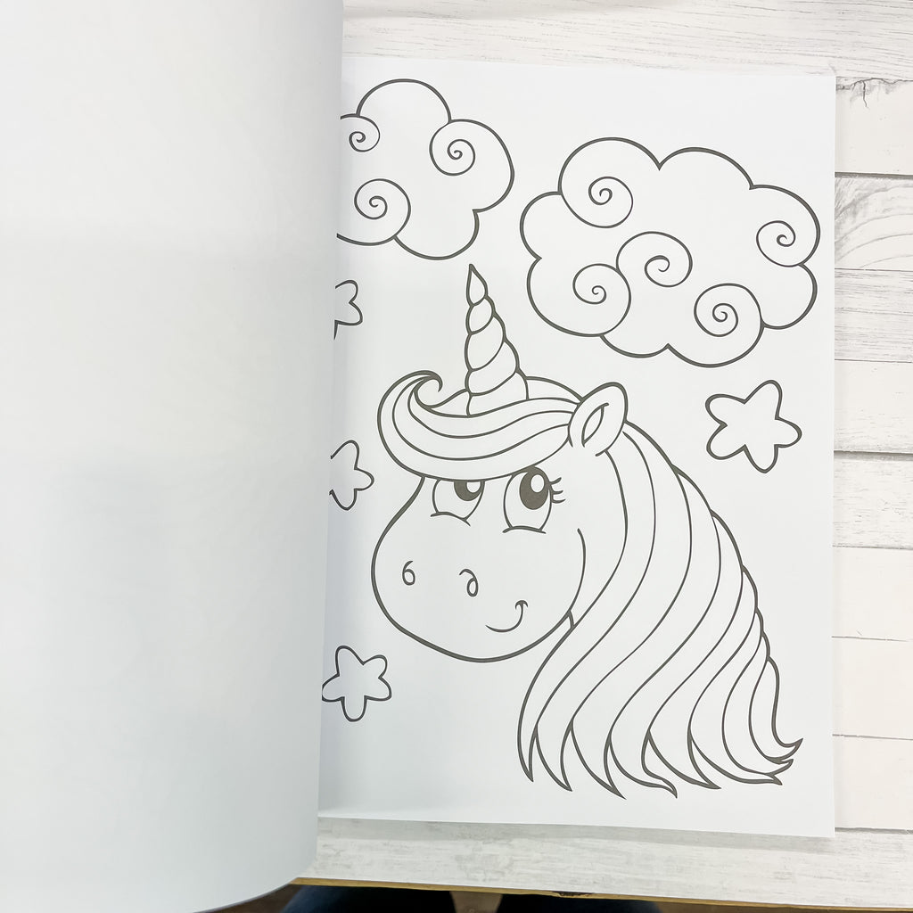 Unicorn Coloring Book - Lyla's: Clothing, Decor & More - Plano Boutique