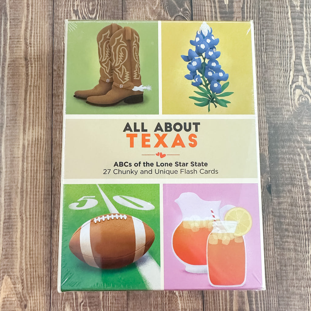 All About Texas: ABCs of The Lone Star State Flash Cards - Lyla's: Clothing, Decor & More - Plano Boutique