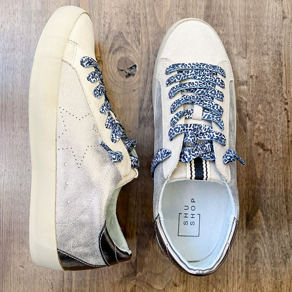 Mia Pewter Shu Shop Sneaker - Lyla's: Clothing, Decor & More - Plano Boutique