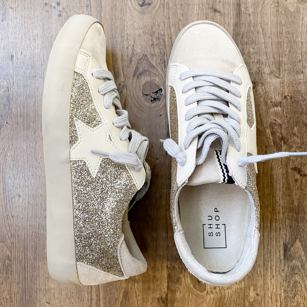 Paula Gold ShuShop Sneaker - Lyla's: Clothing, Decor & More - Plano Boutique