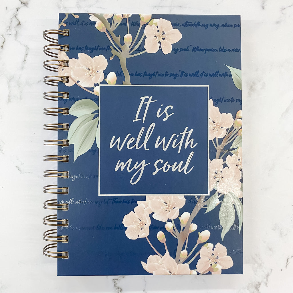 It Is Well With My Soul Wirebound Journal - Lyla's: Clothing, Decor & More - Plano Boutique