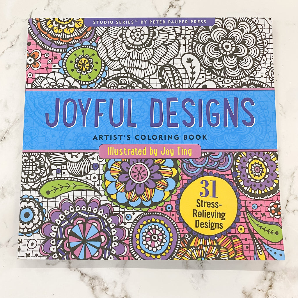 Joyful Designs Coloring Book - Lyla's: Clothing, Decor & More - Plano Boutique