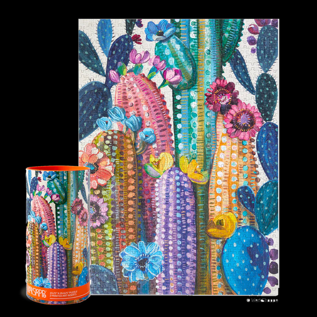 Desert Bloom 1000 piece Puzzle by Werkshoppe - Lyla's: Clothing, Decor & More - Plano Boutique