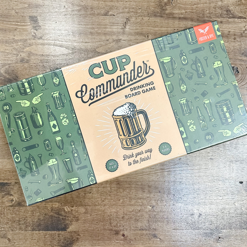 Cup Commander Drinking Board Game - Lyla's: Clothing, Decor & More - Plano Boutique