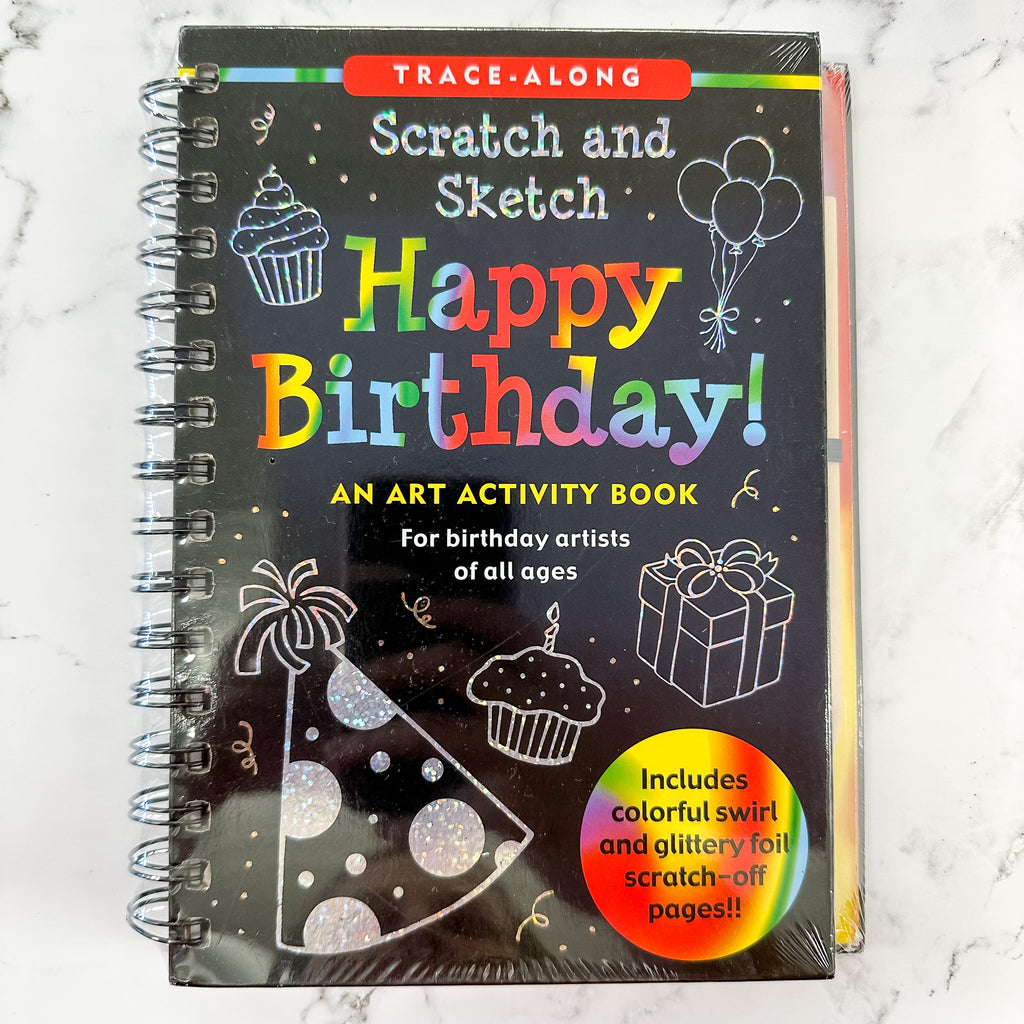 Happy Birthday Scratch and Sketch - Lyla's: Clothing, Decor & More - Plano Boutique