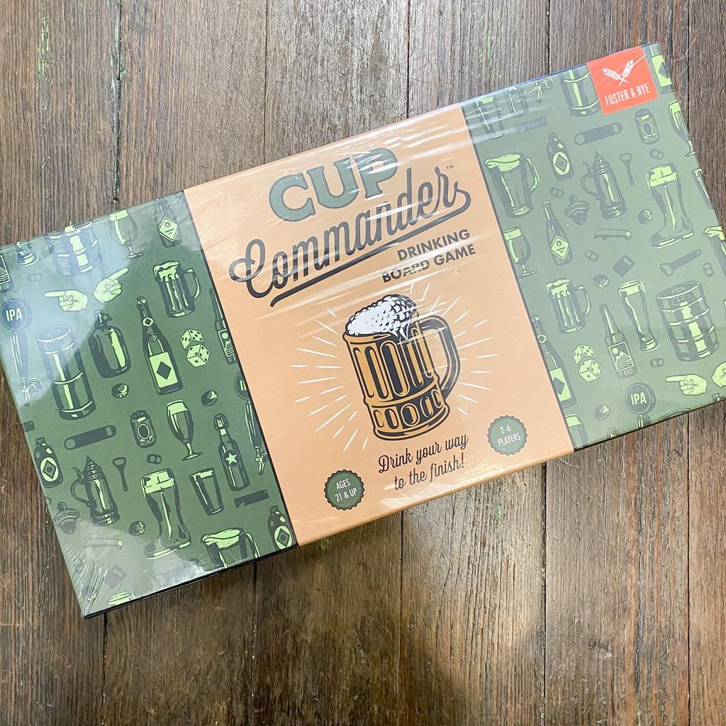 Cup Commander Drinking Board Game - Lyla's: Clothing, Decor & More - Plano Boutique