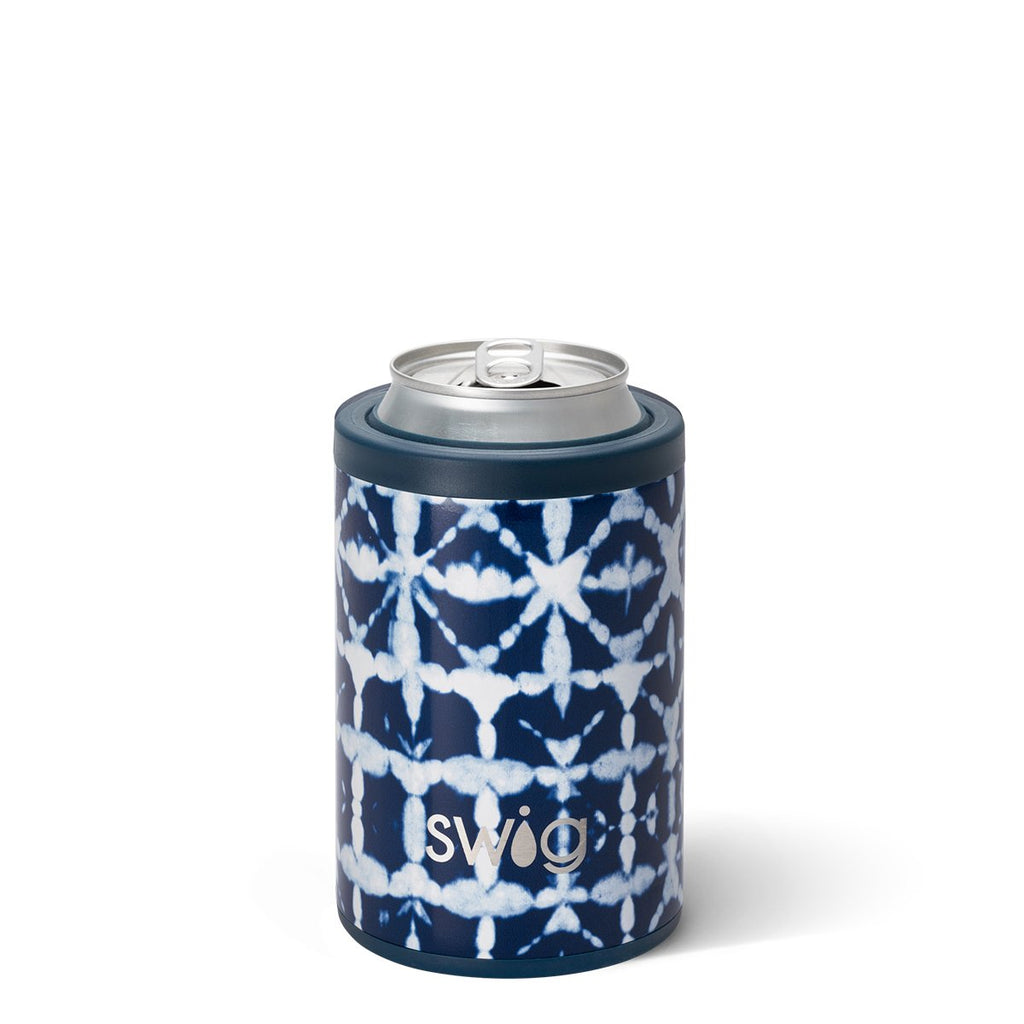Swig Combo Can and Bottle Cooler Indigo Isles - Lyla's: Clothing, Decor & More - Plano Boutique