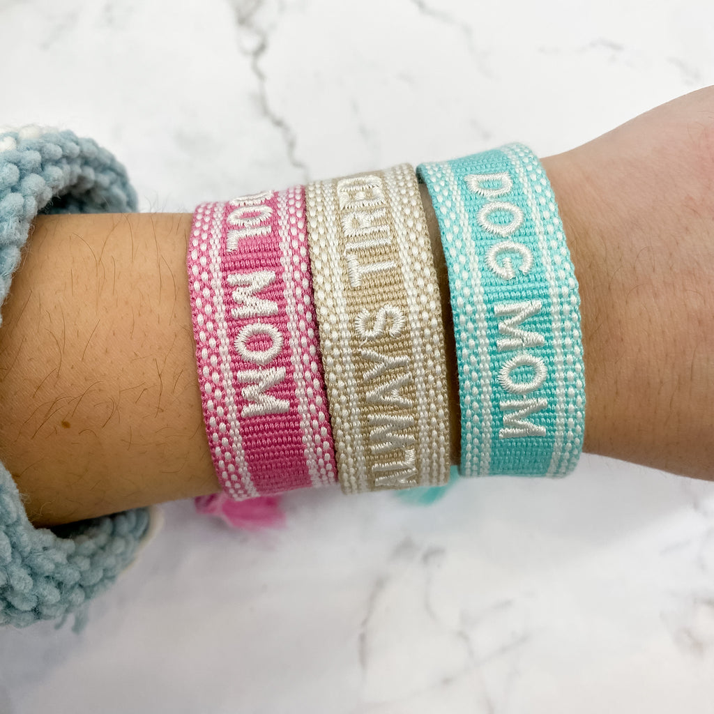 Embroidered Woven Tassel Bracelets - Lyla's: Clothing, Decor & More - Plano Boutique