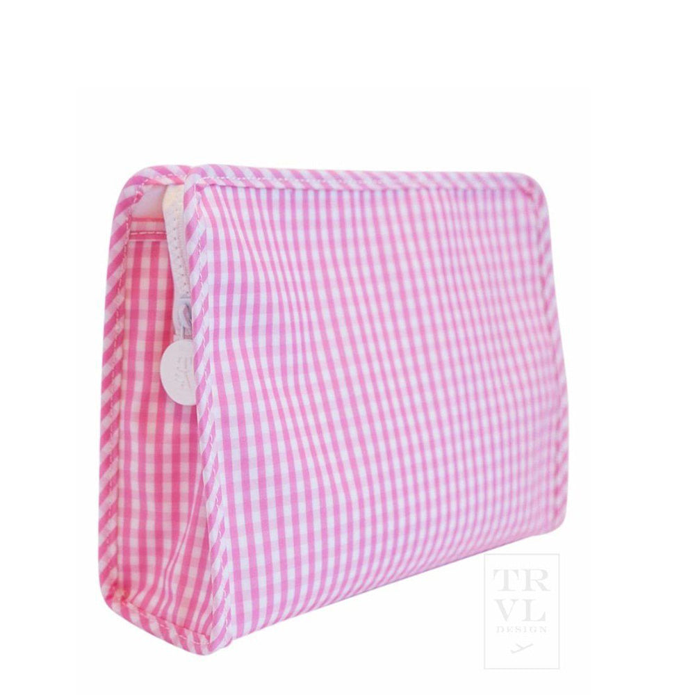 Pink Gingham Roadie Bag by TRVL design - Lyla's: Clothing, Decor & More - Plano Boutique