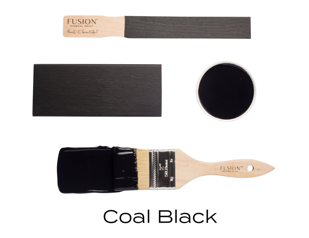 Fusion Mineral Paint: Coal Black - Lyla's: Clothing, Decor & More - Plano Boutique