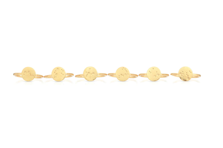Zodiac Ring in Gold - Lyla's: Clothing, Decor & More - Plano Boutique