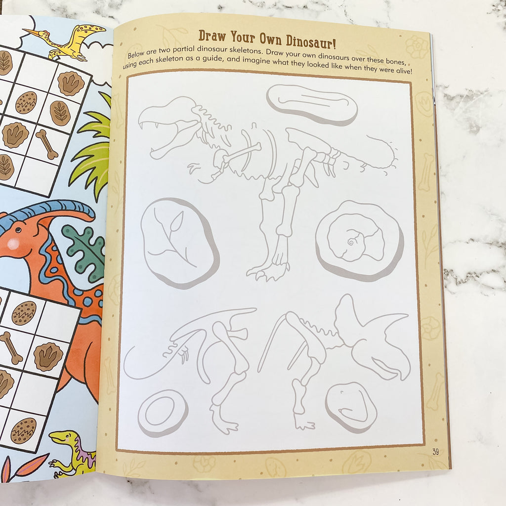 Dinosaur Activity Book - Lyla's: Clothing, Decor & More - Plano Boutique