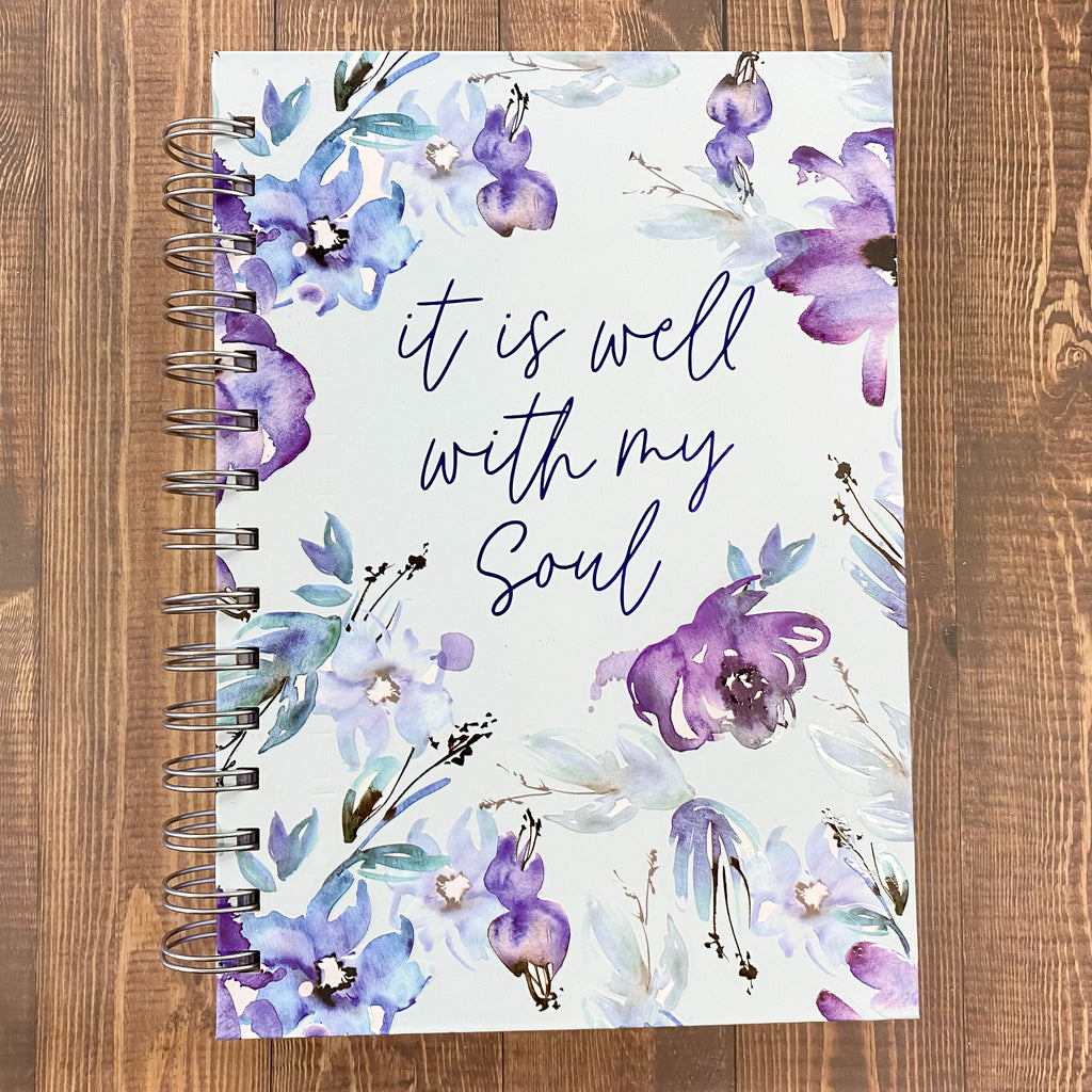 It Is Well With My Soul Wire Journal - Lyla's: Clothing, Decor & More - Plano Boutique