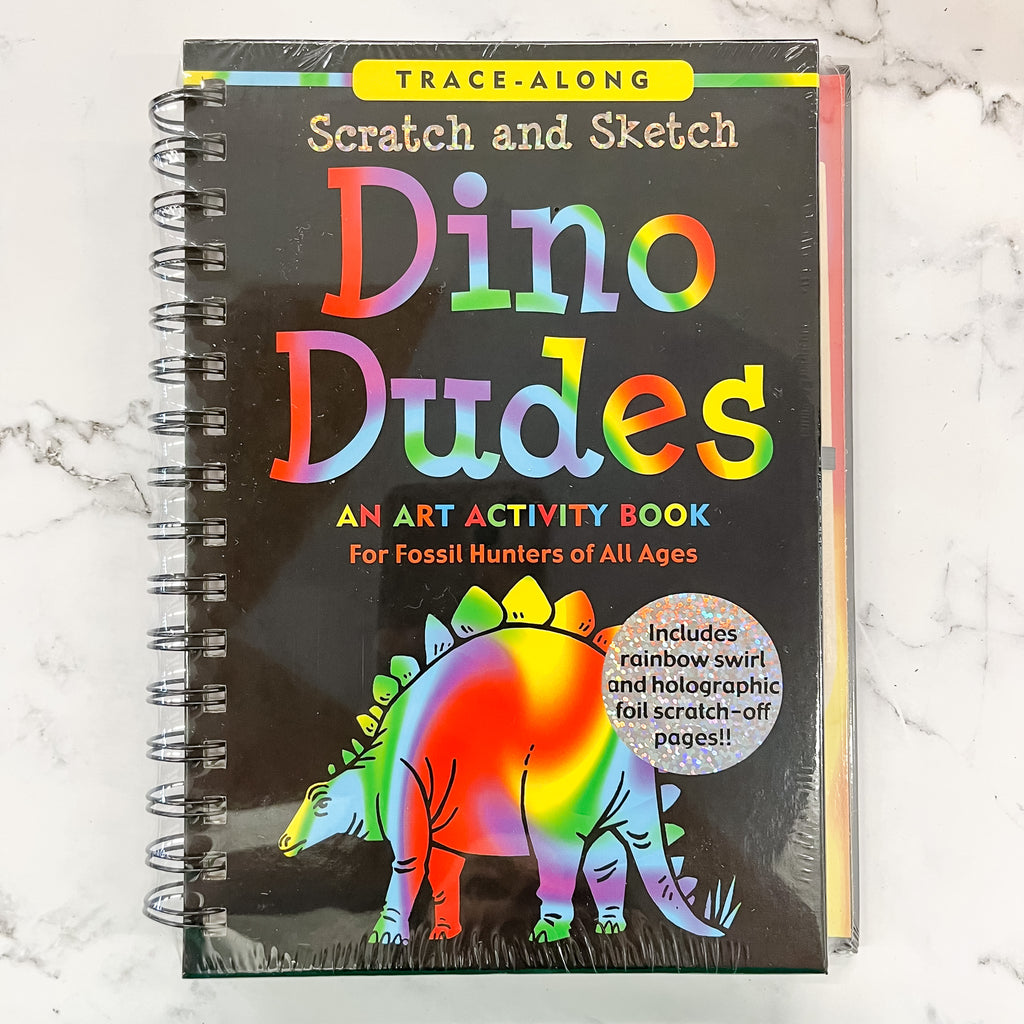 Dino Dudes Scratch and Sketch - Lyla's: Clothing, Decor & More - Plano Boutique
