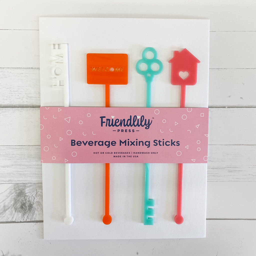 New Home Drink Stirrer by Friendlily Press - Lyla's: Clothing, Decor & More - Plano Boutique
