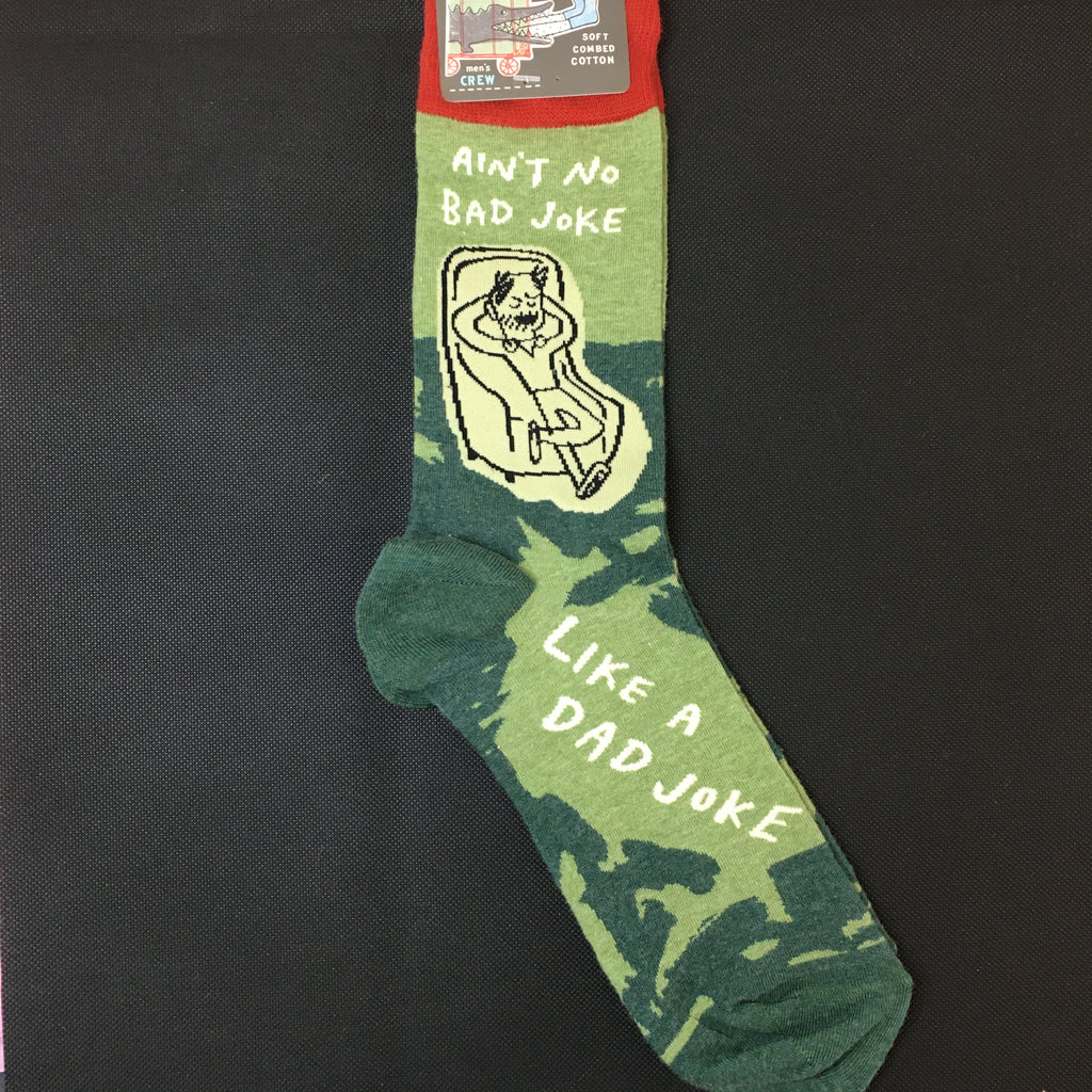 Ain't No Bad Joke  Like a Dad Joke Mens Socks - Lyla's: Clothing, Decor & More - Plano Boutique