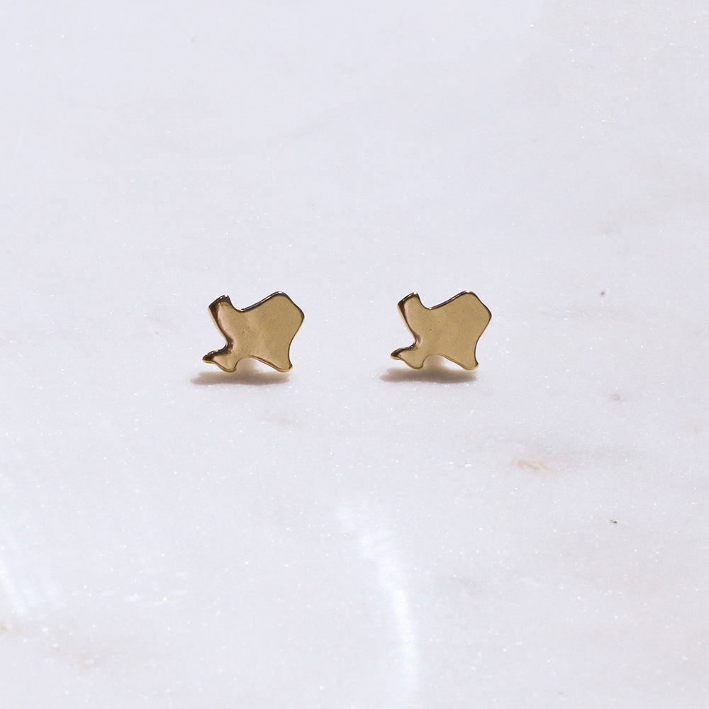 Texas State Studs Earring - Lyla's: Clothing, Decor & More - Plano Boutique