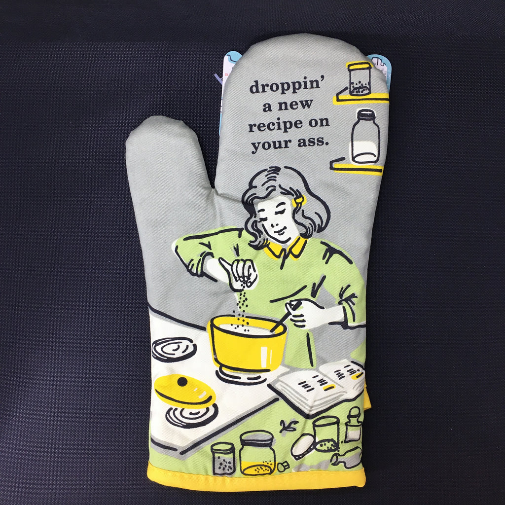 Droppin a New Recipe Oven Mitt - Lyla's: Clothing, Decor & More - Plano Boutique