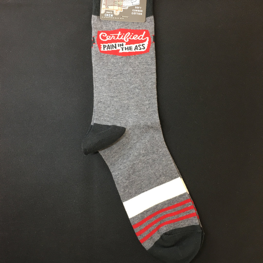 Certified Pain in the Ass Mens Socks - Lyla's: Clothing, Decor & More - Plano Boutique