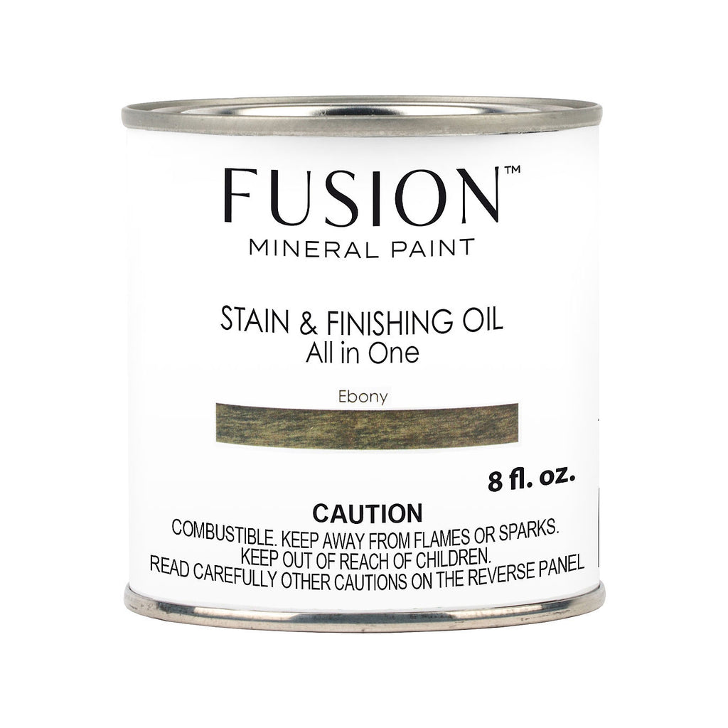 Fusion Mineral Paint Stain and Finishing Oil: Ebony - Lyla's: Clothing, Decor & More - Plano Boutique