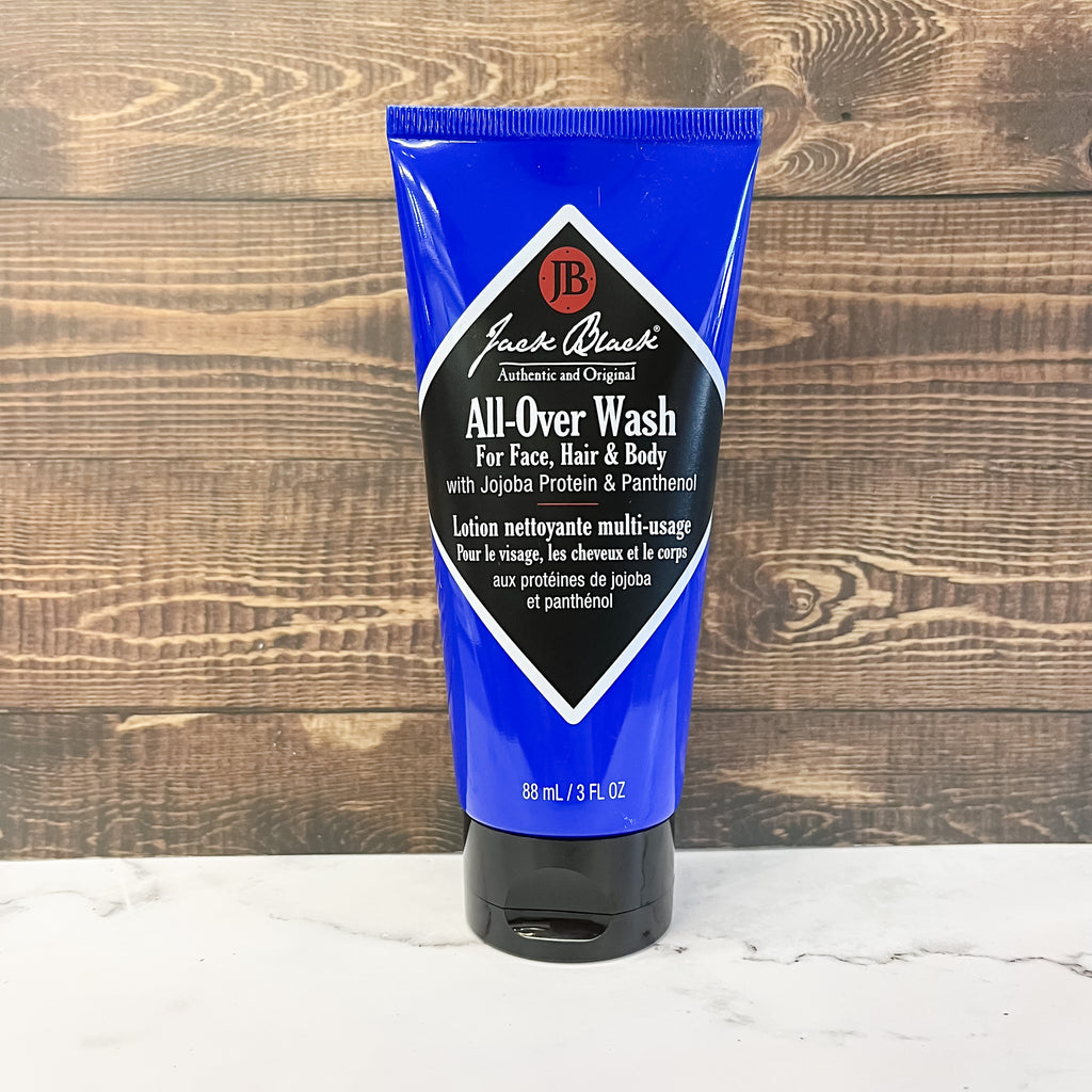 Jack Black - All-Over Wash for Face, Hair & Body 3 oz - Lyla's: Clothing, Decor & More - Plano Boutique