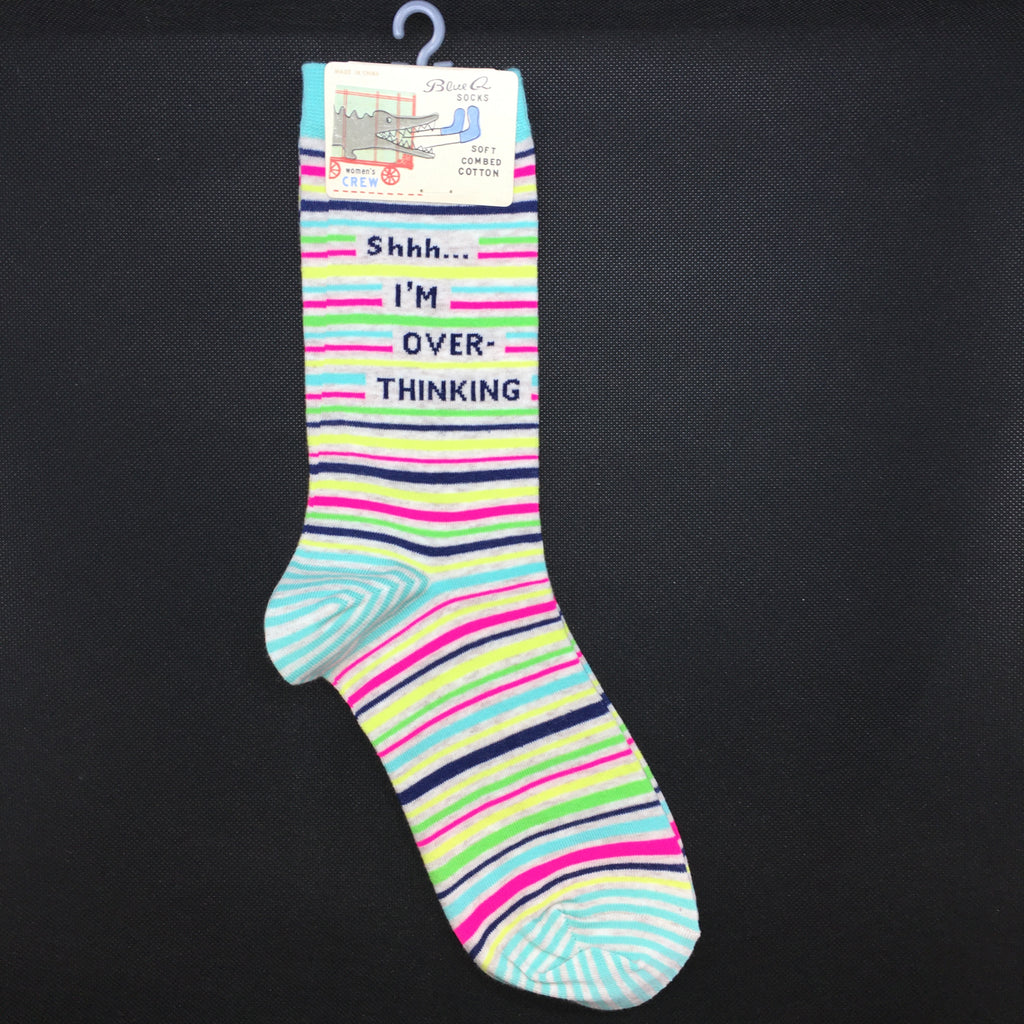 Shhh...I'm Overthinking Ladies Socks - Lyla's: Clothing, Decor & More - Plano Boutique