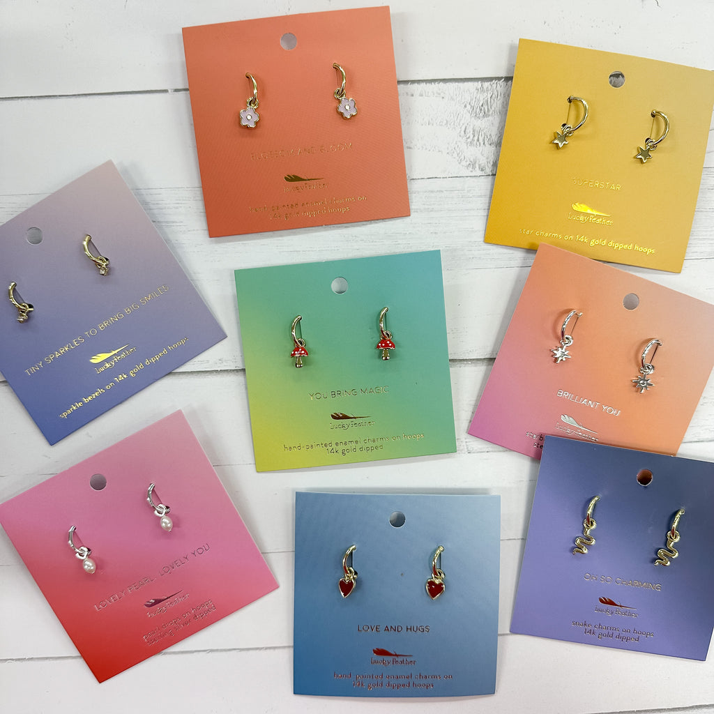 Huggies Drop Earrings - Lyla's: Clothing, Decor & More - Plano Boutique