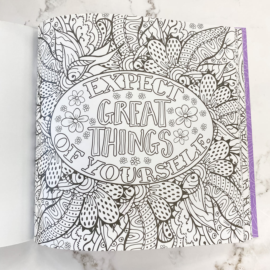 Kick Ass Affirmations for Women Coloring Book - Lyla's: Clothing, Decor & More - Plano Boutique