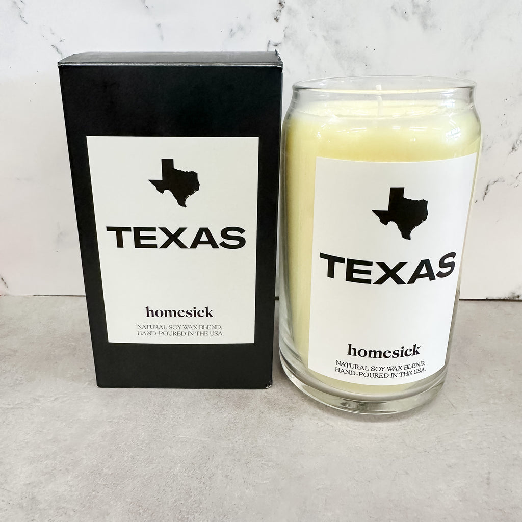 Homesick Texas Candle - Lyla's: Clothing, Decor & More - Plano Boutique