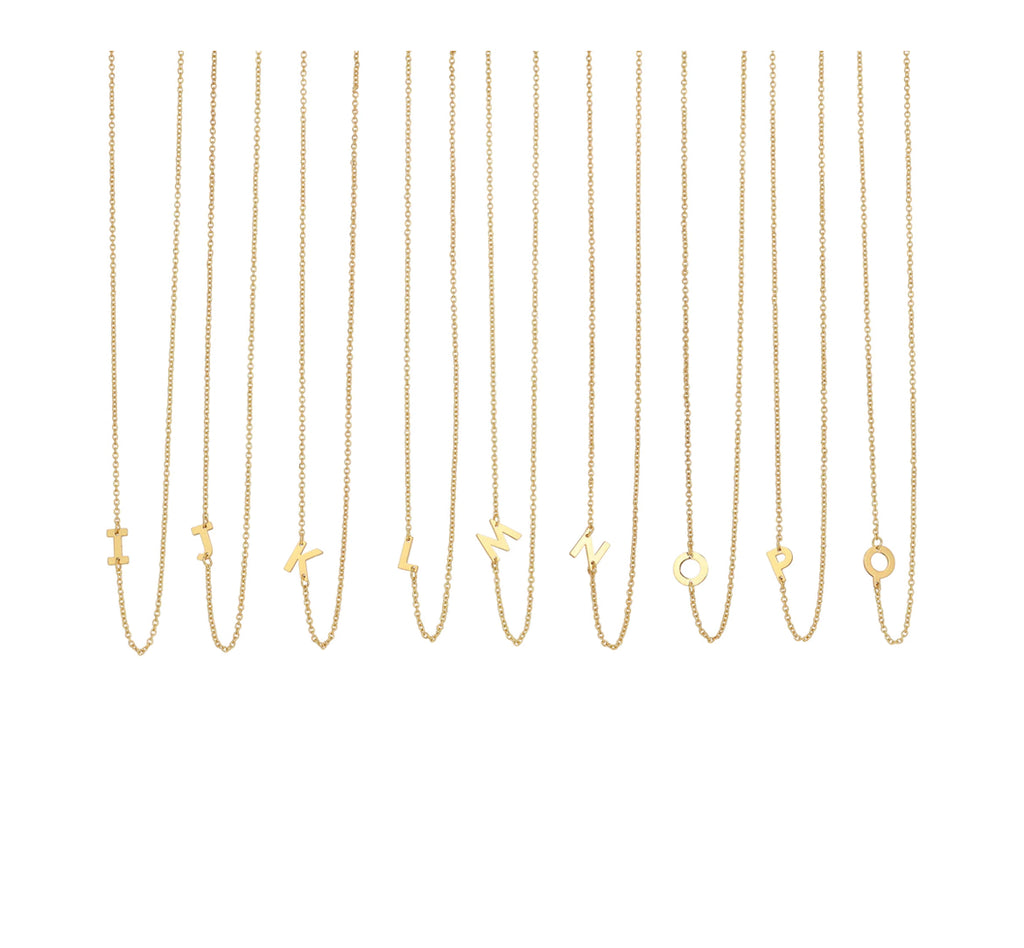 Celebrate You - Initial Necklace - Lyla's: Clothing, Decor & More - Plano Boutique