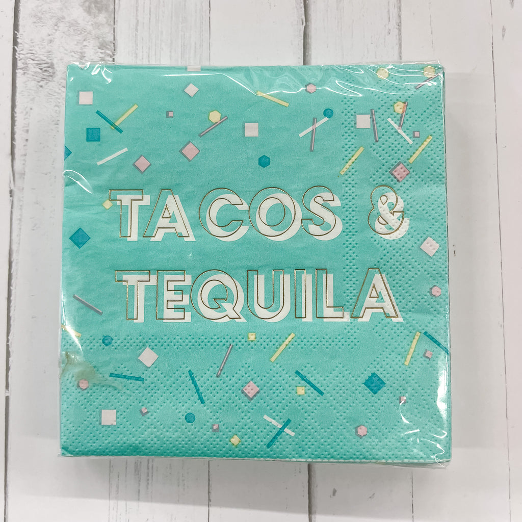 Tacos & Tequila Beverage Napkins - Lyla's: Clothing, Decor & More - Plano Boutique