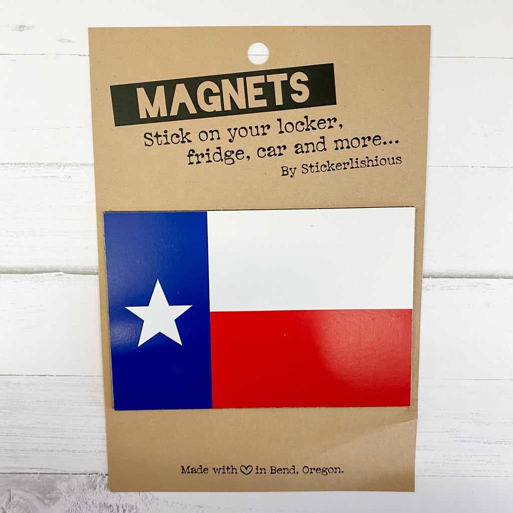 Texas Flag Magnet - Lyla's: Clothing, Decor & More - Plano Boutique