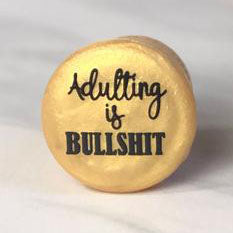 Adulting Is Bullshit Wine Cap - Lyla's: Clothing, Decor & More - Plano Boutique