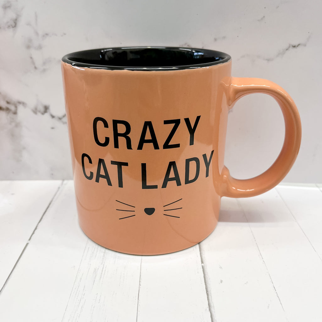 Crazy Cat Lady Coffee Mug - Lyla's: Clothing, Decor & More - Plano Boutique