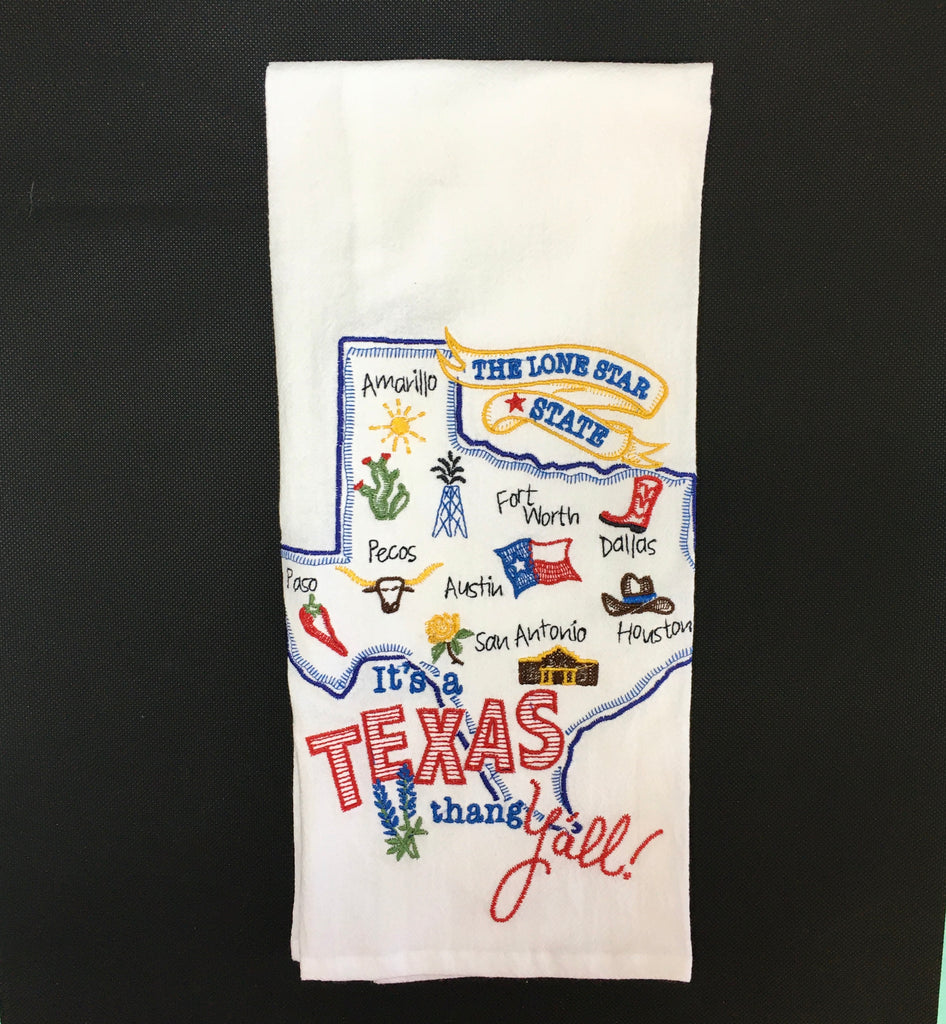 Texas Tea Towel: Lone Star State - Lyla's: Clothing, Decor & More - Plano Boutique