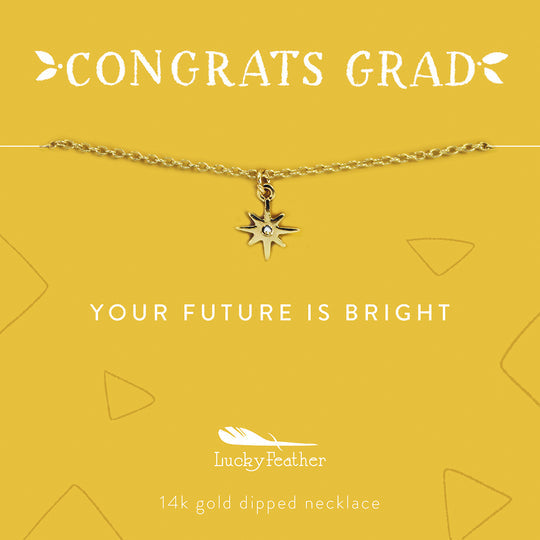 Future is Bright - Graduation Necklace - Lyla's: Clothing, Decor & More - Plano Boutique