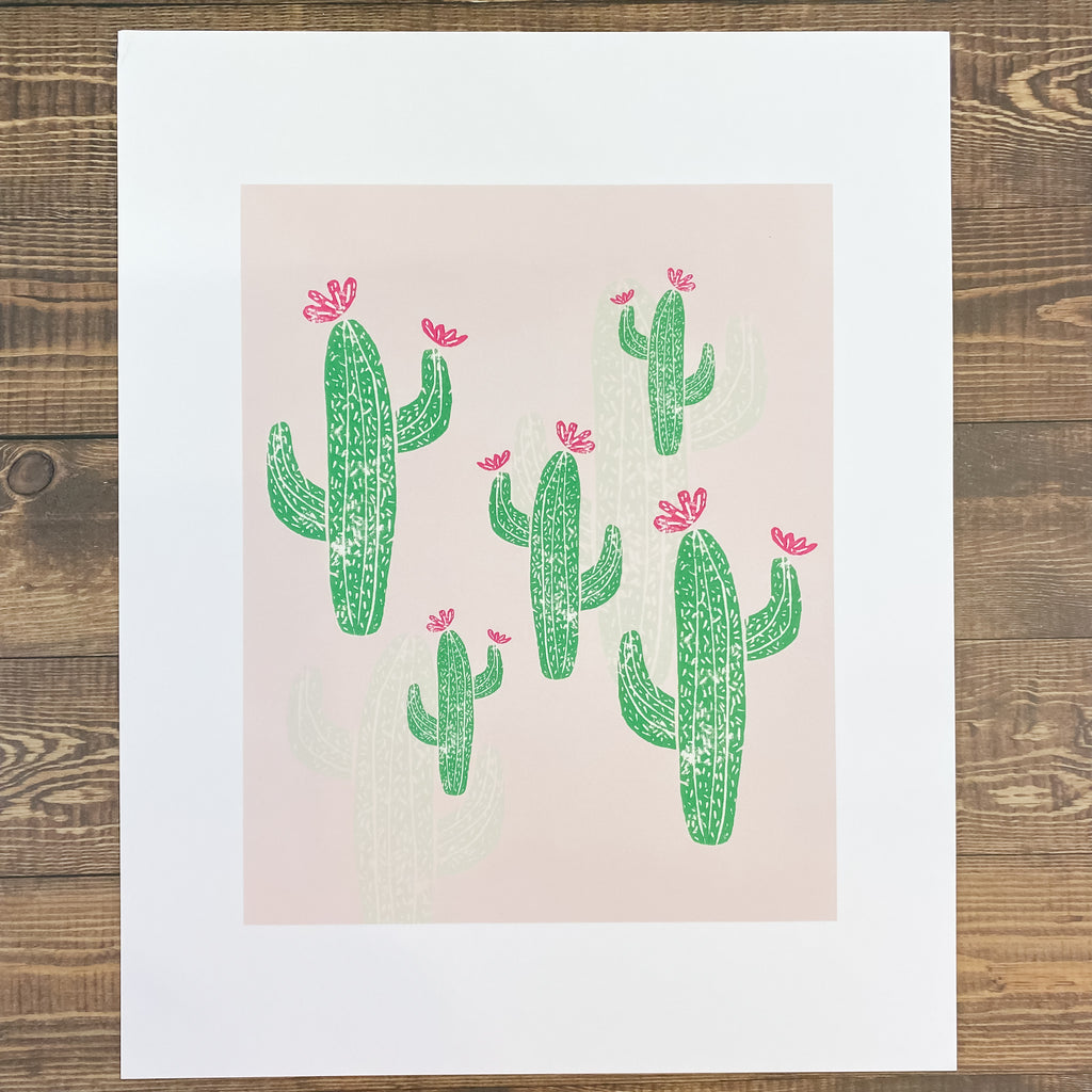 Cactus Art Print - Lyla's: Clothing, Decor & More - Plano Boutique