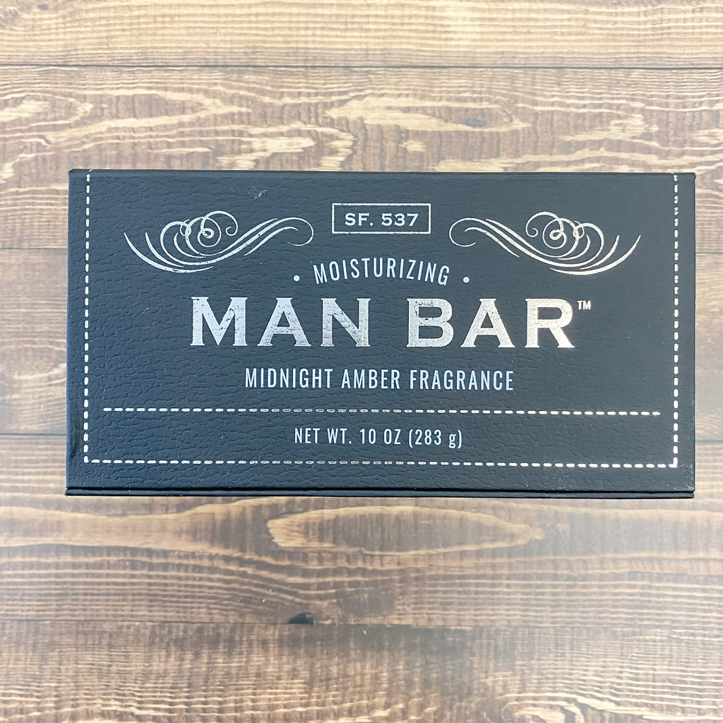 The Man Bar - Moisturizing Midnight Amber - Lyla's: Clothing, Decor & More - Plano Boutique