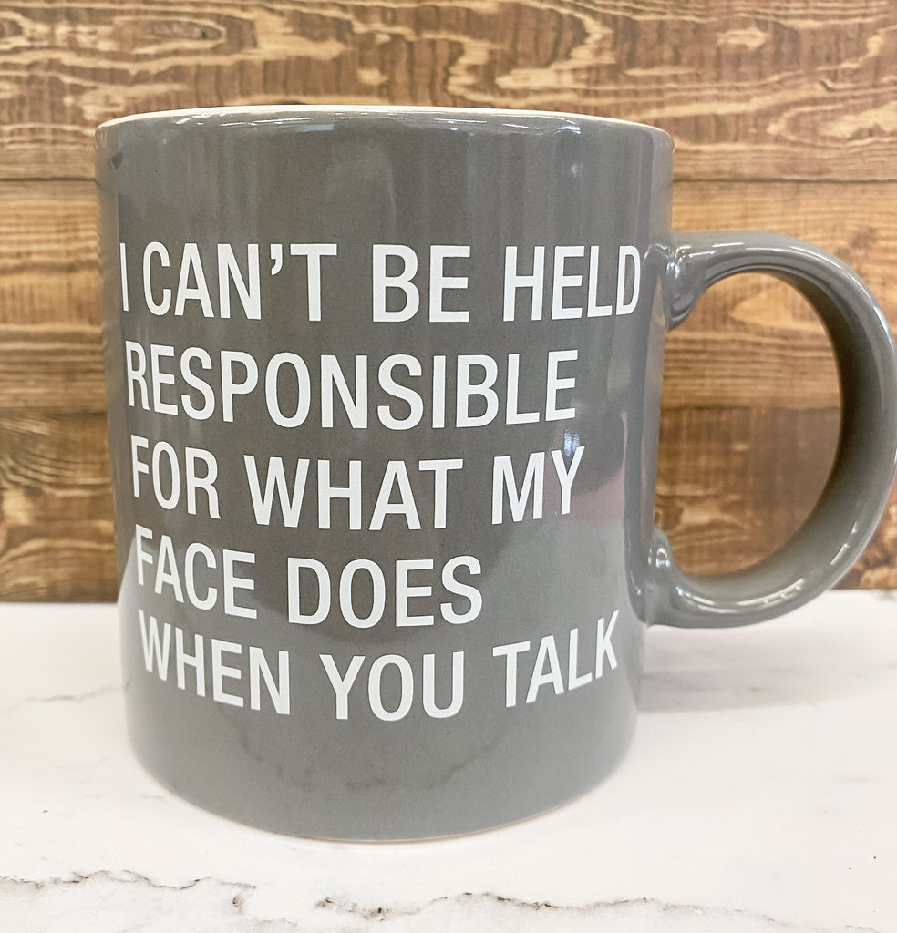 I Can't Be Held Responsible Man Cave Coffee Mug - Lyla's: Clothing, Decor & More - Plano Boutique