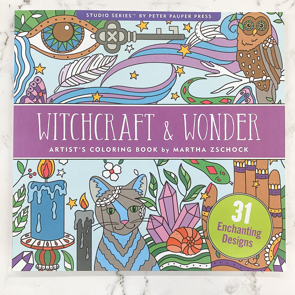 Witchcraft & Wonder Artist's Coloring Book - Lyla's: Clothing, Decor & More - Plano Boutique
