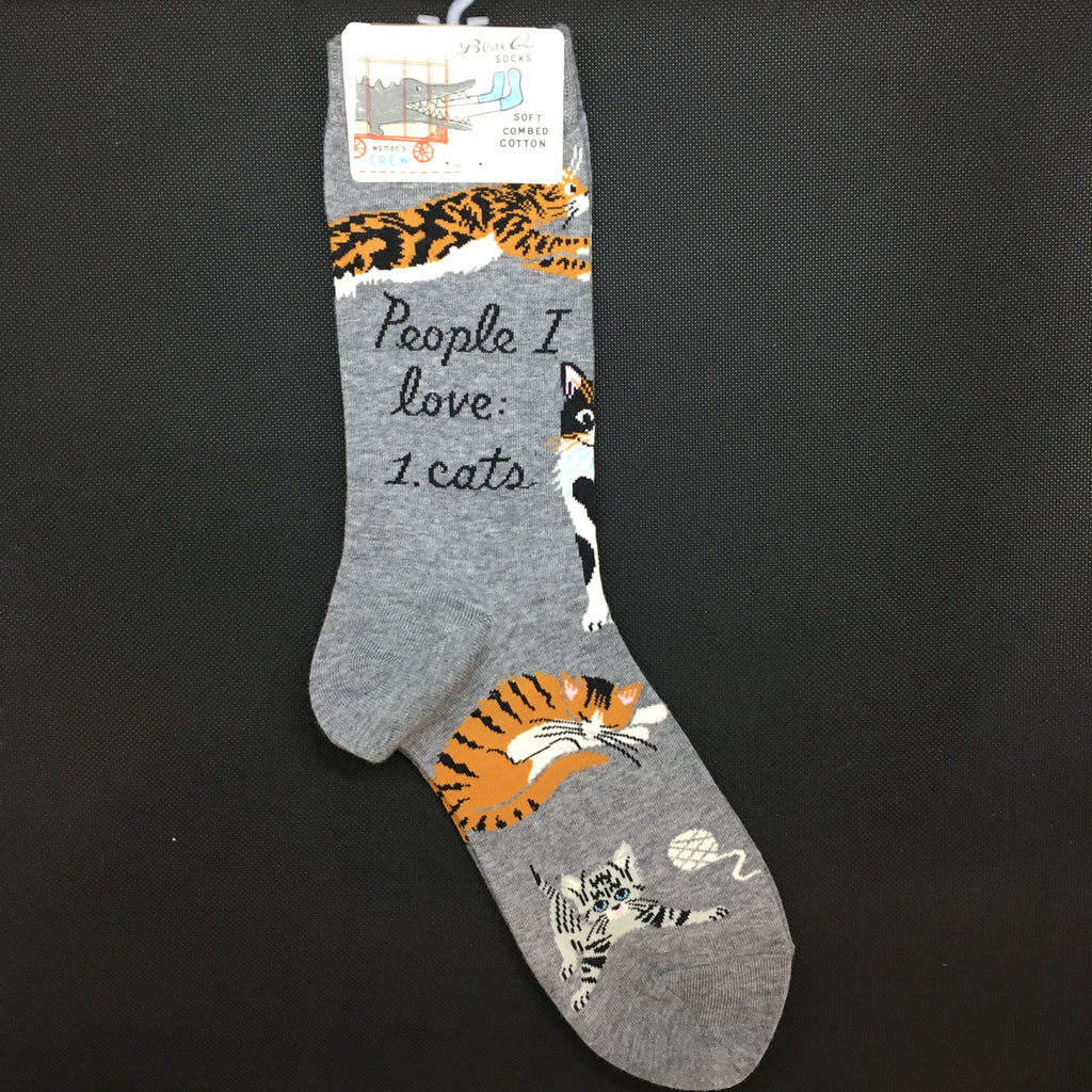 People I Love Cat Ladies Socks - Lyla's: Clothing, Decor & More - Plano Boutique
