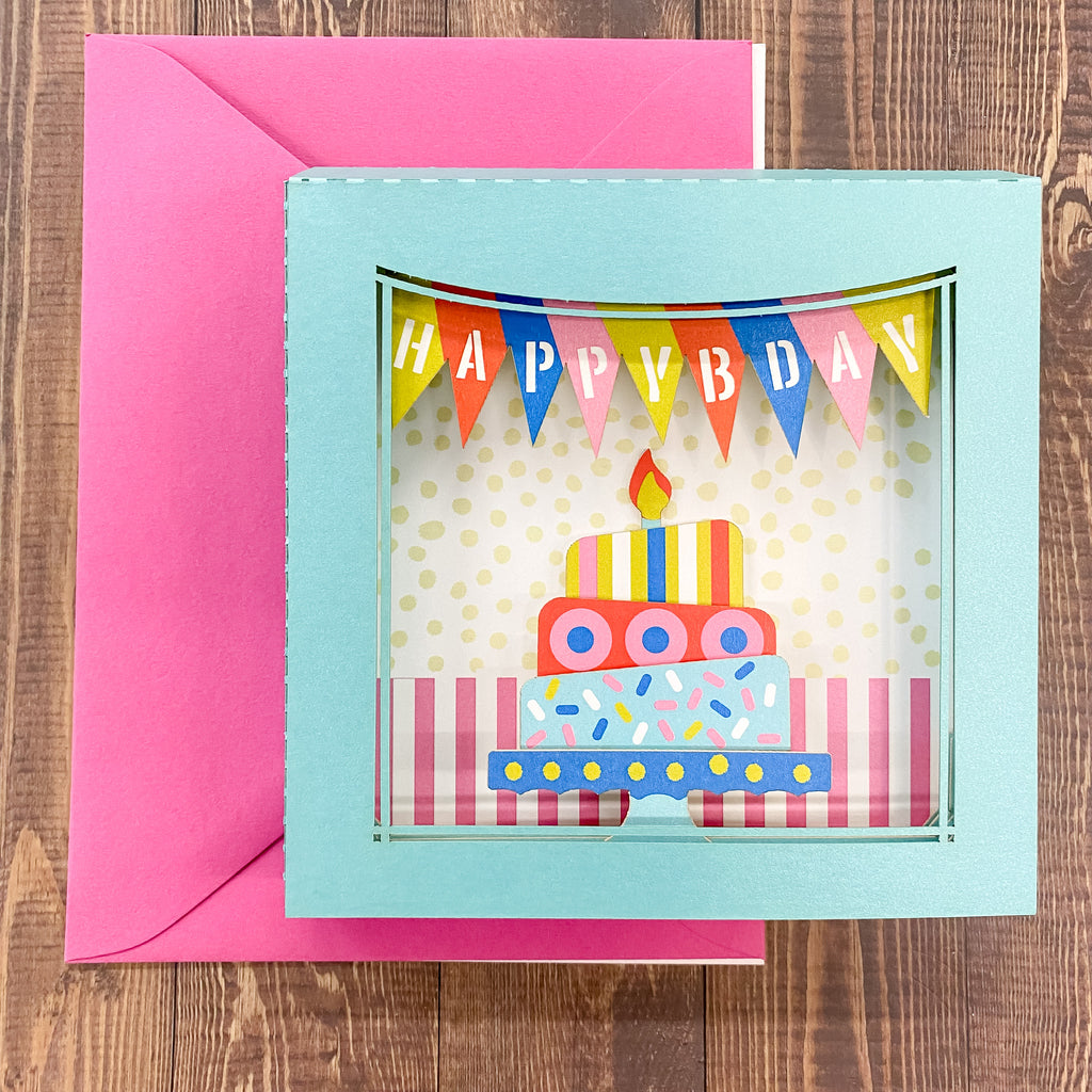Birthday Cake Pop Up Card by Make a Scene - Lyla's: Clothing, Decor & More - Plano Boutique
