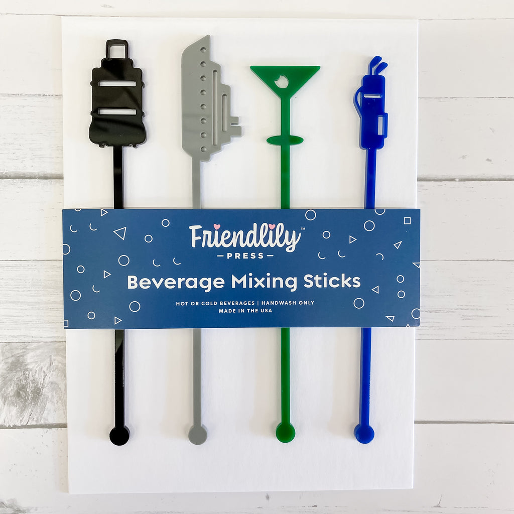 Retirement Drink Stirrer by Friendlily Press - Lyla's: Clothing, Decor & More - Plano Boutique