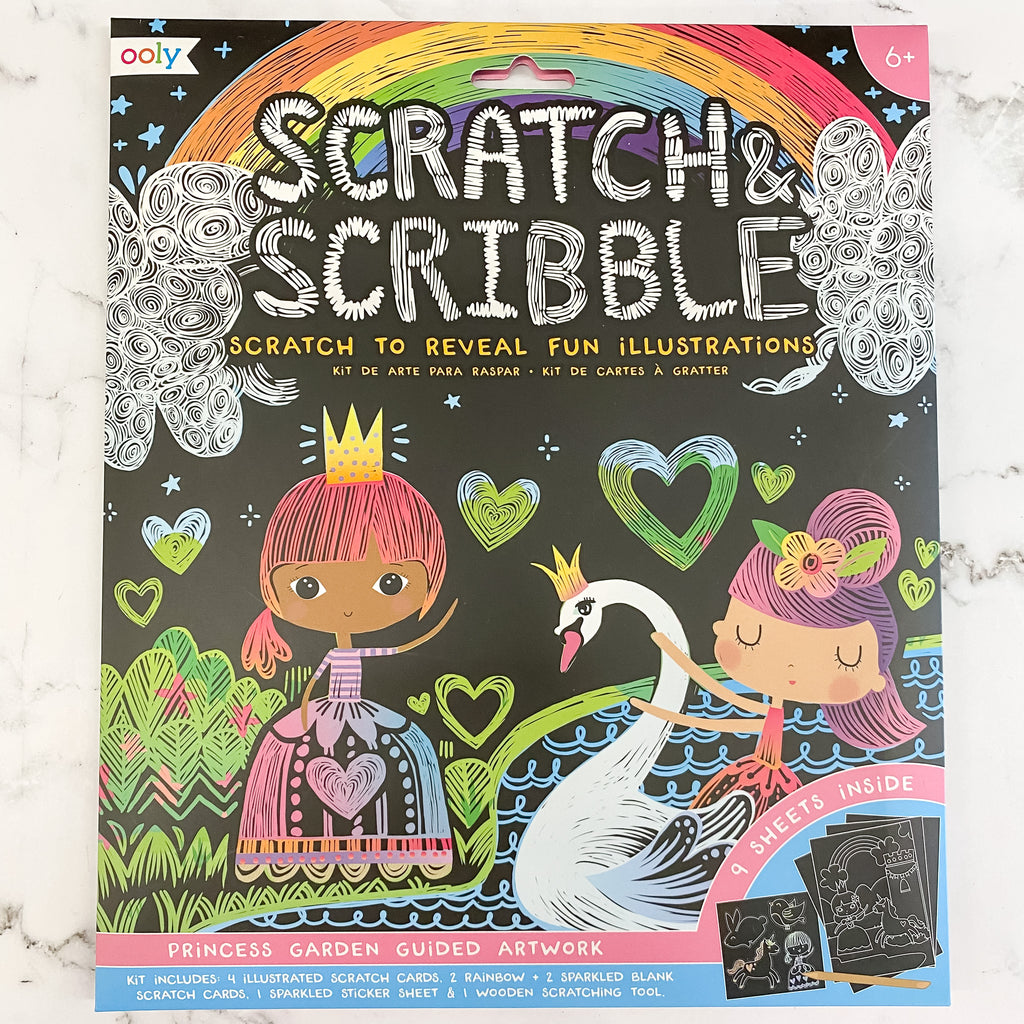 Scratch and Scribble: Princess Garden by OOLY - Lyla's: Clothing, Decor & More - Plano Boutique