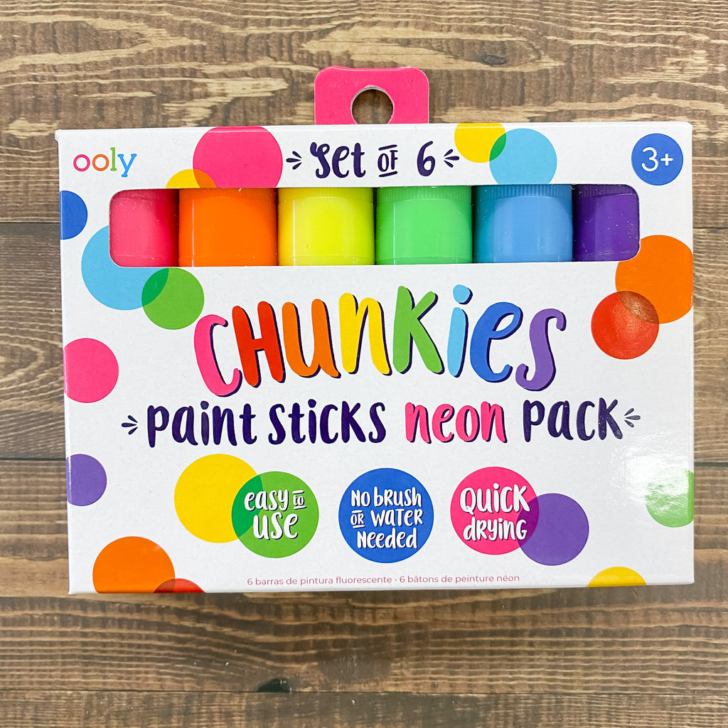 Chunkies Paint Sticks Neons Colors by OOLY - Lyla's: Clothing, Decor & More - Plano Boutique